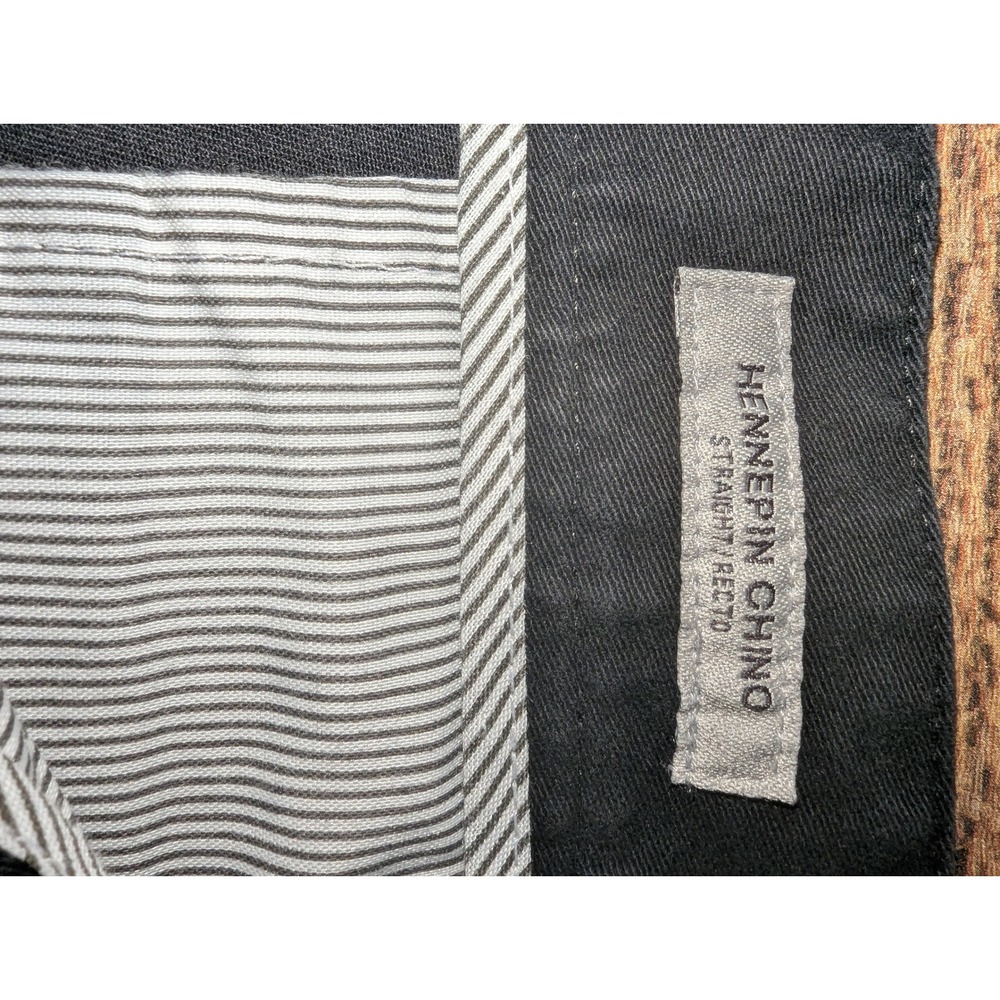 Goodfellow‎ & Co Hennepin Chino Pants Men 38x32 Black Very Good Straight Fit - Picture 8 of 10